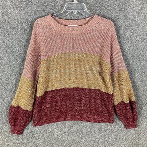 89th + Madison Sweater Women's XL Pullover Knit 100% Acrylic Adults